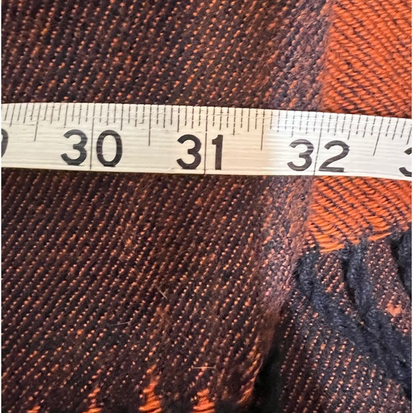 Color Block Fringe Scarf 80” x 32” - Picture 5 of 5